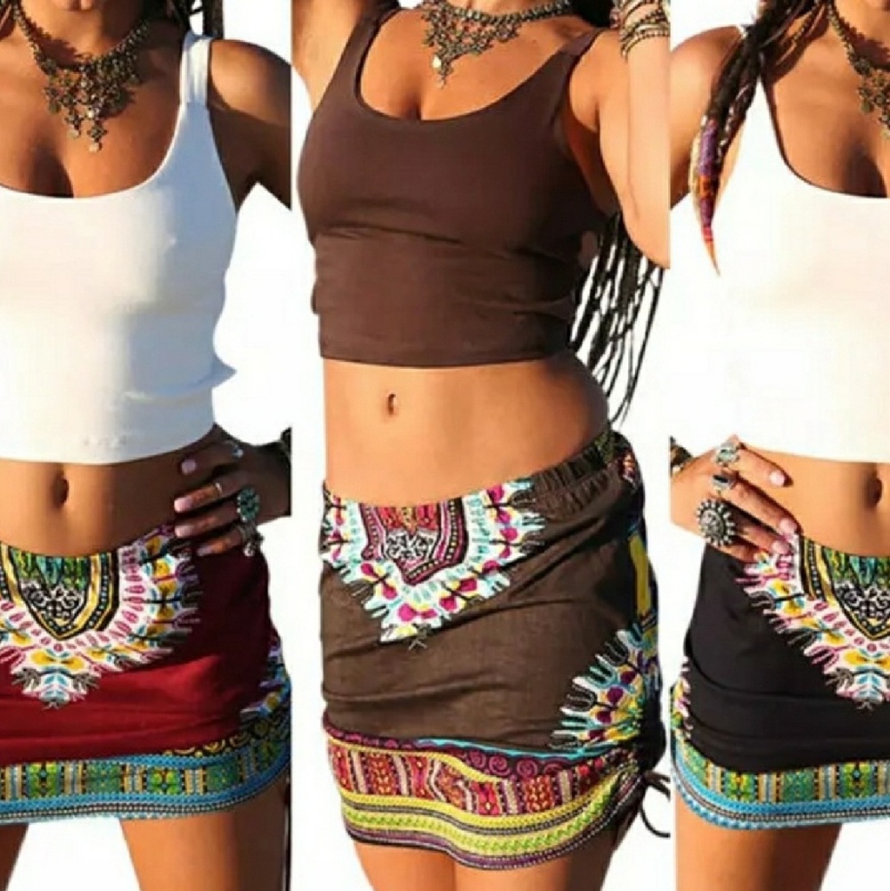 Last One High Tide Bohemian Skirt
